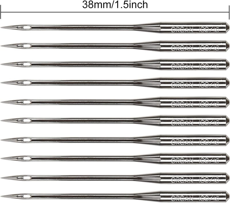 APACALI 50 PCS Sewing Machine Needles for Brother, Sewing Needles Embroidery Machine Needles for Brother Sewing Machine (100/16-50 Pack) - Image 2